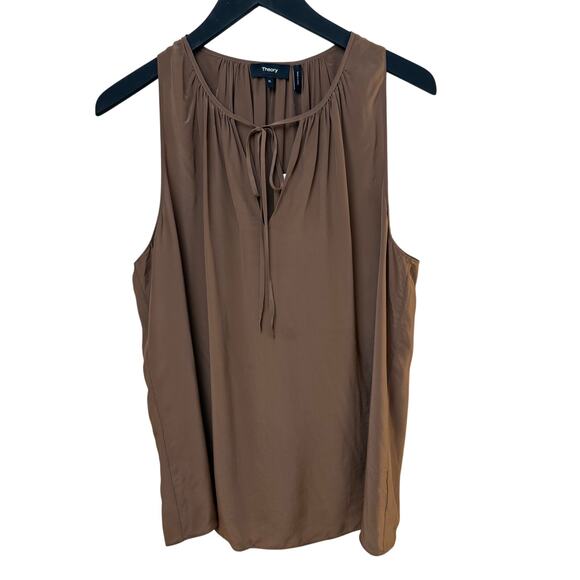 New THEORY Cutaway Sleeveless Top in Viscose XL - Picture 8 of 12